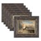 Imperial Frames Saint James Museum Collection - 10 Pack of Beautifully Hand-Finished Dark Burl/Gold Fillet Open Back Frames for Artists, Display, Canvas, & More!